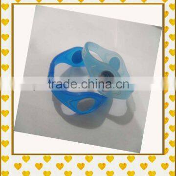 pvc candy twist power energy silicone wristband