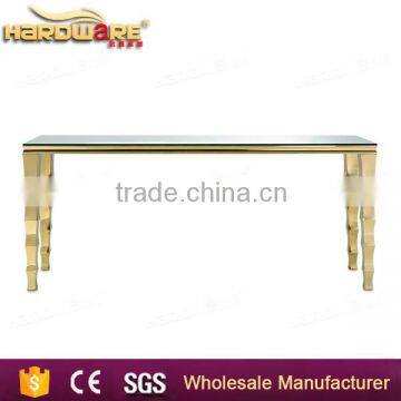 High Wedding Dining Table , Gold Dining Table Designs photo-2