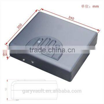 Wholesale- MS550 Micro Vault Biometric Fingerprint Car Gun Pistol A4 Office Document Portable Security Storage Steel Safe Box photo-6