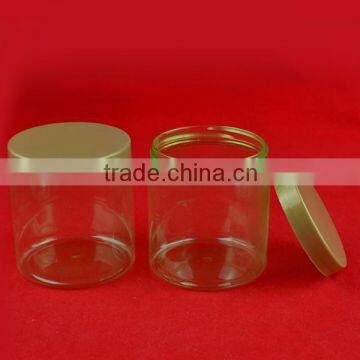 300ml Green Clear PET Plastic Candy Can for Food Packaging photo-3