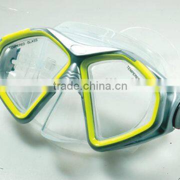 Frameless Design Sea Dive Mask One Piece Glass Lens Camera