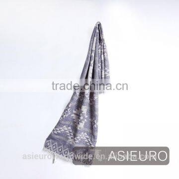 2016 Jaquard Fashion Shawl For Women Scarf , BSCI and SEDEX APPROVED