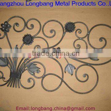 good design hand forged iron fence parts