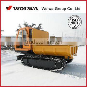 Snow Remover Track Crawler Dumper Truck With 6ton Weight Loading Hopper
