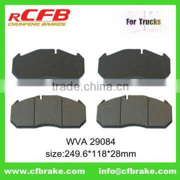 Ceramic Brake Pad WVA29084 for BENZ O 340,350,404,TOURISMO 95,RENAULT MAN