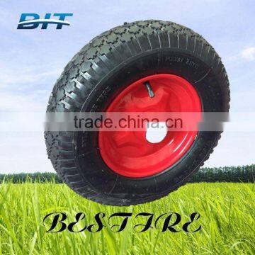 top quality 400-8 diamond pattern wheelbarrow wheel