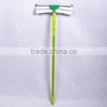 Colourful Plastic Shower Glass Wiper Telescopic Pole Cleaning Window Squeegee With Cotton Cloth photo-3