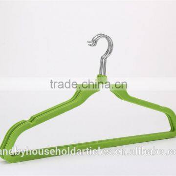 HM-003 70g Velvet Non Slip Suit Hanger With a Notch For Clothes Indoors Use 10pk Color Sleeve Quality Choice photo-2