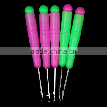 Colored plastic handle single head crochet Weaving tools Plastic handle crochet