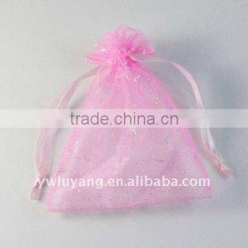 Colored Gift Bags Drawstring Organza Souvenir Bag