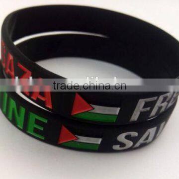 New model & Most popular Save Gaza Silicone Wrist band ---- DH 16949