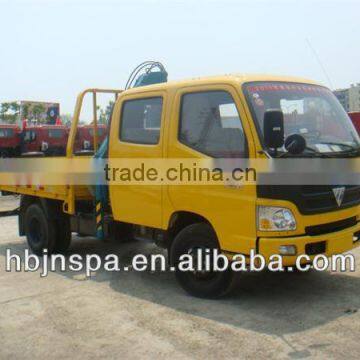 good price New folding boom crane truck, truck mounted crane for sale