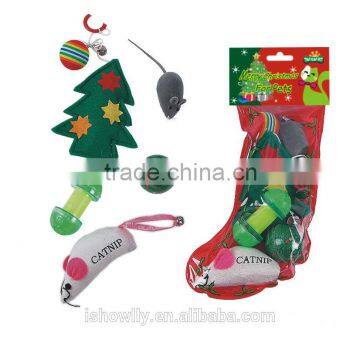 Fashion Christmas Gift Set Pet Dog Cat Toys Kitten Play Fun Toy Mouse Mice Cute