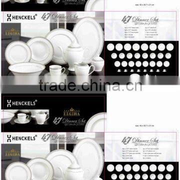 47PCS DINNER SET IN STOCK