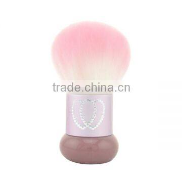 Top Double Color Synthetic Fiber Kabuki Dome Powder Brush Custom Made Hair Brushes