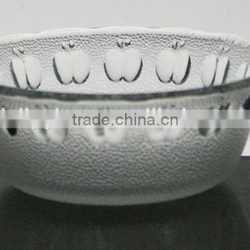 hot sale salad frosted glass bowl