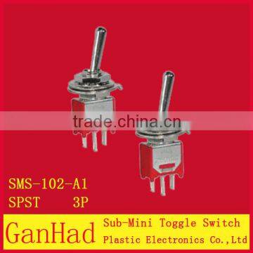 3pin SPST electric toggle switch