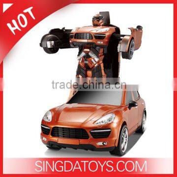 TT664 2.4G RC Transform robot toy rc car with sound & music