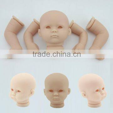 Wholesale reborn doll kits 16 inch vinyl doll kits soft silicone reborn baby doll kit