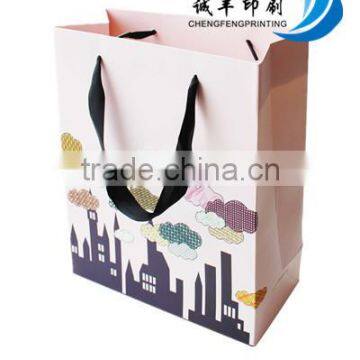 fashion cartoon cardboard shopping paper bag