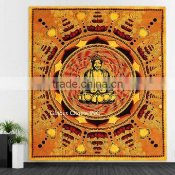 Indian Lord Buddha Religious Meditation Wall Hanging Tapestry