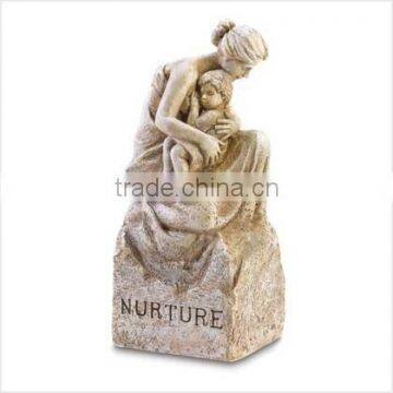 Polyresin Mother and Child Nurture Statue