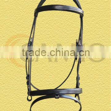 Leather Bridle with one stitched