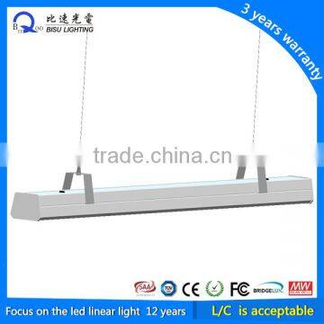 Aluminum SMD2835 LED linear light LED pendant line light 40w 50w 60w