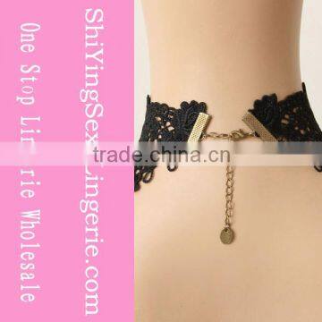 Vintage Punk Vampire Lace Necklace with Tassel
