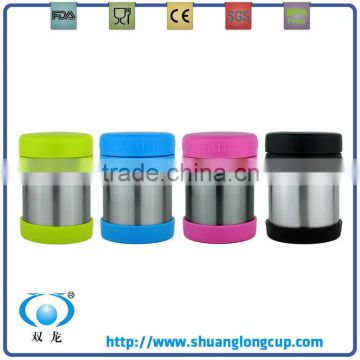 Novelty Custom Stainless Steel Thermos Food Storage Airtight Jar / Canister / Lunch Container with Lid