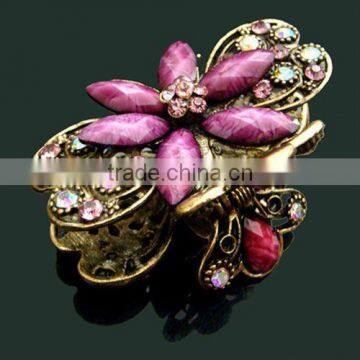 Fashion flower shaped hair claw