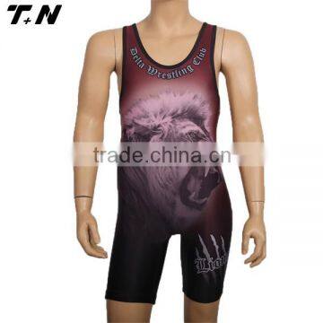 Cheapest customized sublimated wrestling singlet