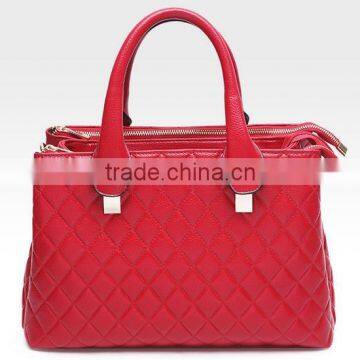 Custom Unique Fashion ladies handbag, women's leather shoulder handbag hot selling pu tote bag