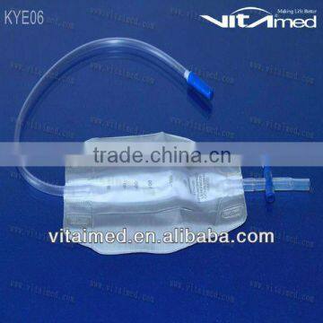 500ml Three-Chamber Urine Leg Bag KYE06 With CE/FDA/ISO13485 Certificate