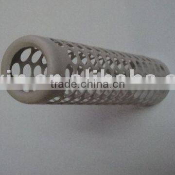 Aluminum tube for hairbrush