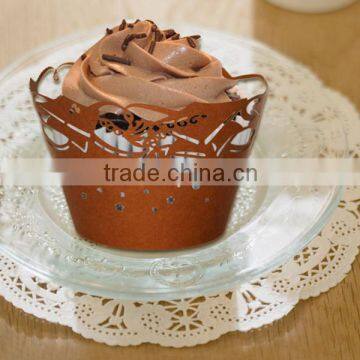 Eco-friendly factory price fantastic paper cupcake liners baking design