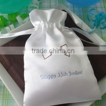 High quality satin favor bag, wedding gift packing bag