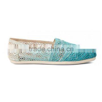 wholesale summer fashion ladies shoes baltic Dip-Dyed women classics slip on shoes