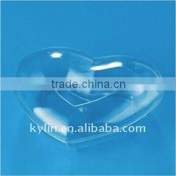 plastic heart shape box