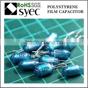 Tight Tolerances Radial Lead 39J 63V Polystyrene Film Capacitor