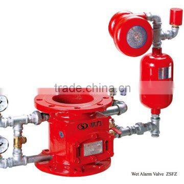 wet alam valve for fire fighting system