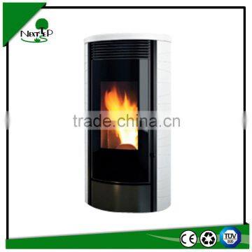 indoor using wood pellet fireplace