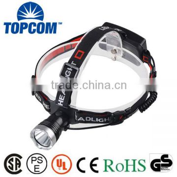 Outdoor Using Waterproof 18650 High Lumens LED Light Headlamp