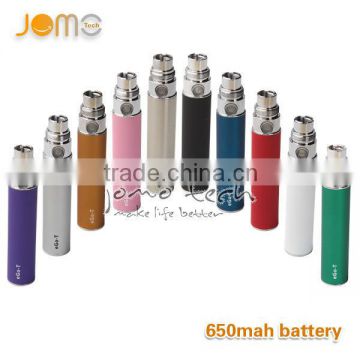 2014 Green healthy best selling product 650mah eGo battery jomo factory supply battery