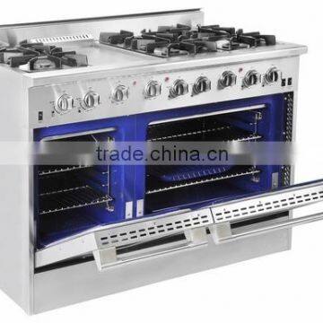 Thorkitchen 48 inch gas range double oven for sale