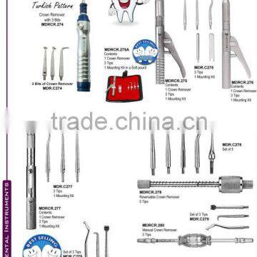 Dental Crown remover instruments