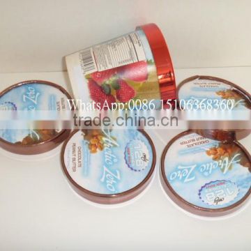 510ml Custom logo Paper Ice Cream Cup ,Paper Lid,Spoon,Wooden Stick