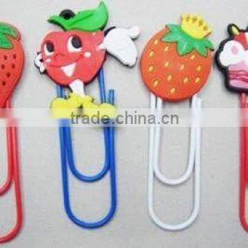 New fashion and cute 3D decorative PVC book mark