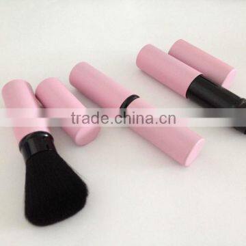 pink retractable make-up blush brush