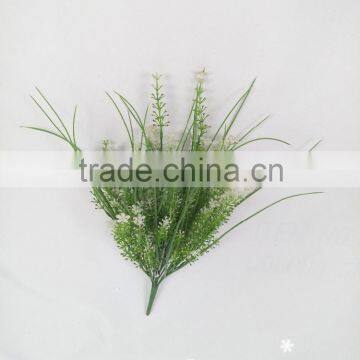 factory wholesale accessory of plant wall artificial green grass mini plant for wall decoration